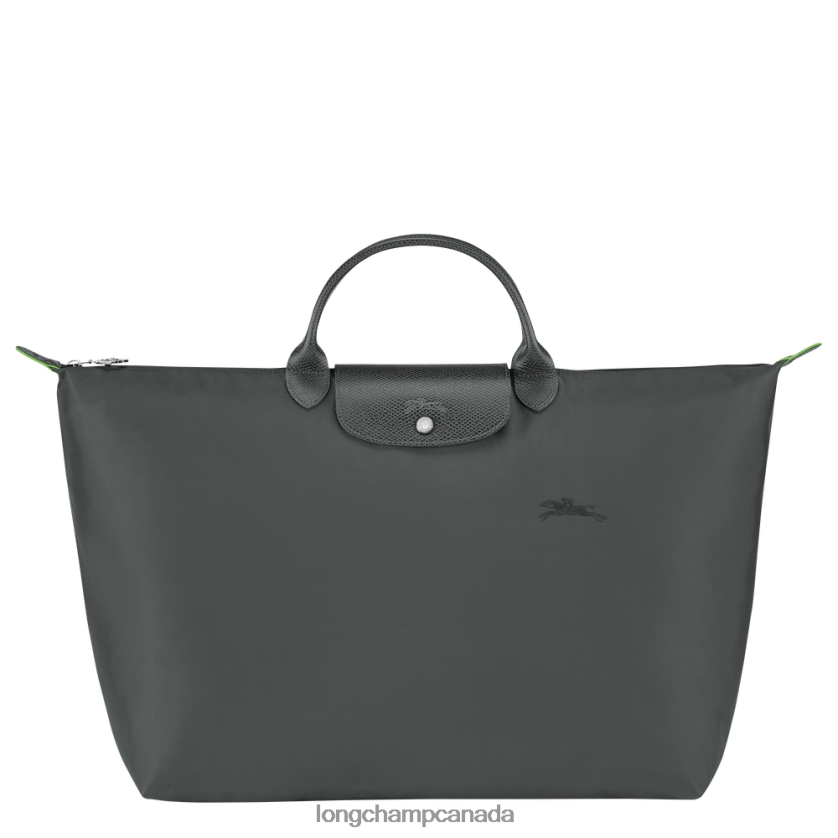 Longchamp Le Pliage Green Travel bag Graphite Women Bags 2XXDPB789