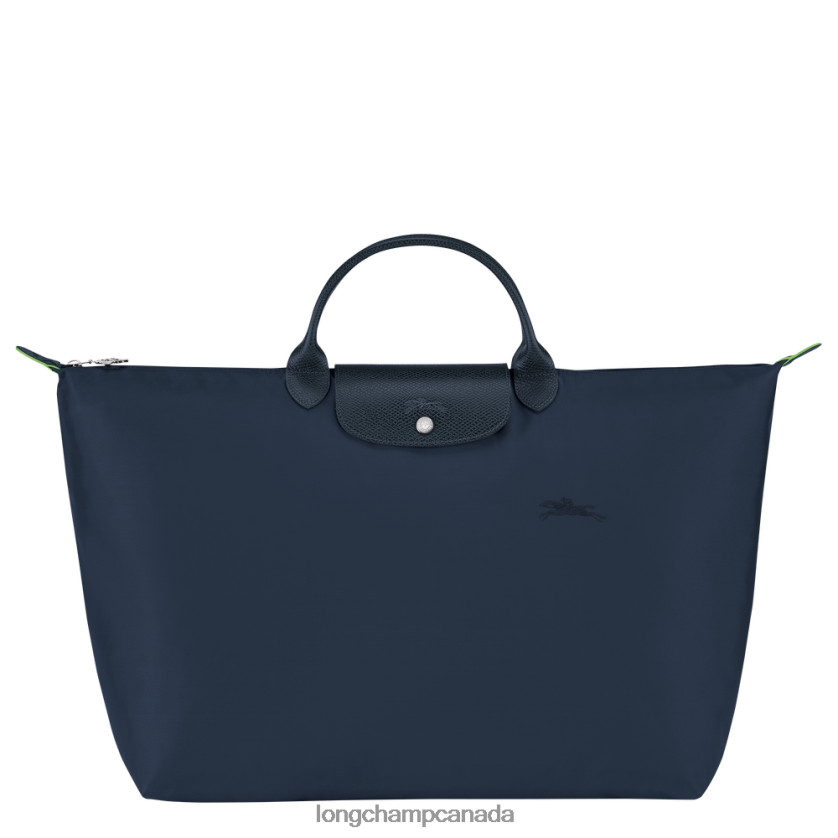 Longchamp Le Pliage Green Travel bag Navy Women Bags 2XXDPB790