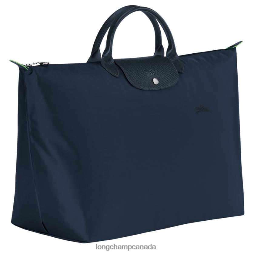 Longchamp Le Pliage Green Travel bag Navy Women Bags 2XXDPB790