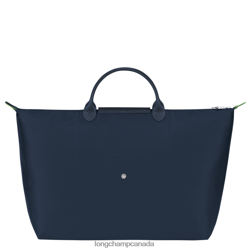 Longchamp Le Pliage Green Travel bag Navy Women Bags 2XXDPB790
