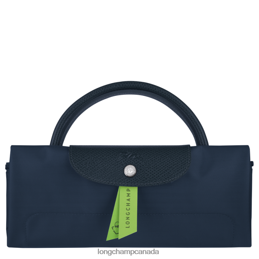 Longchamp Le Pliage Green Travel bag Navy Women Bags 2XXDPB790