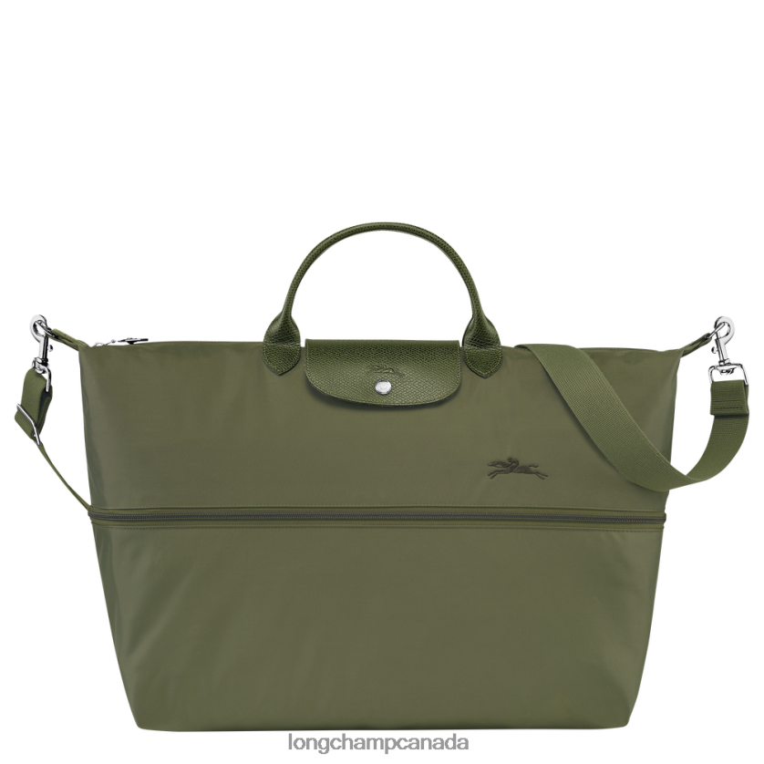 Longchamp Le Pliage Green Travel bag expandable Forest Women Bags 2XXDPB801