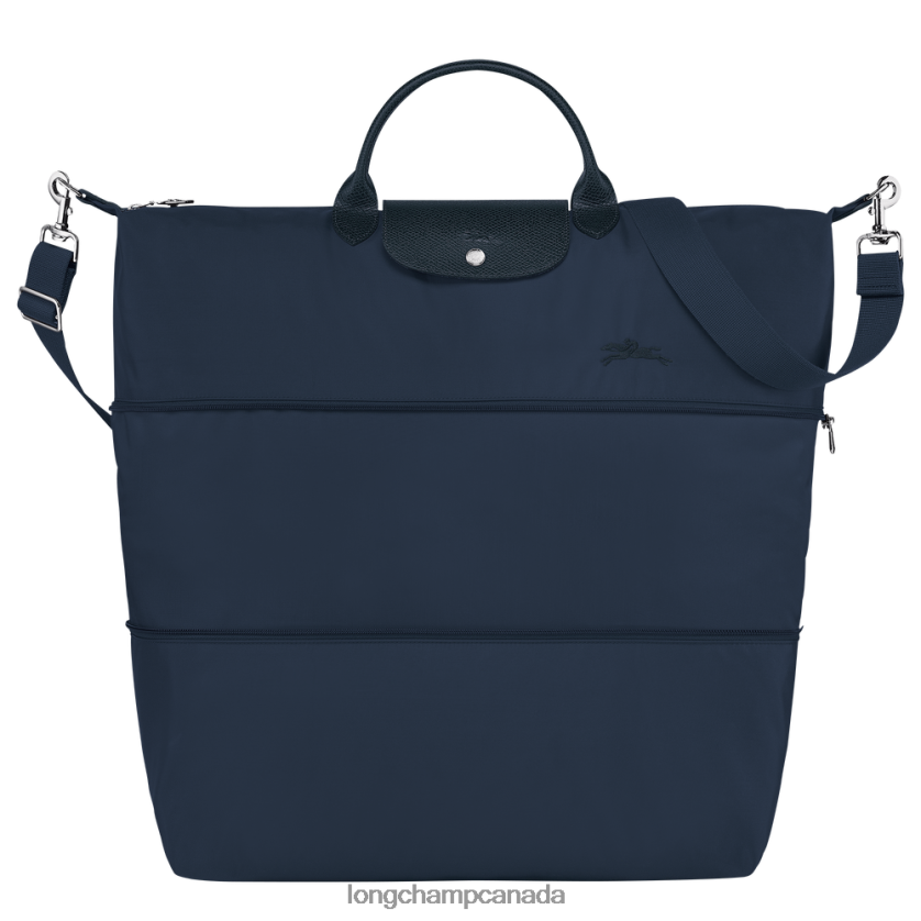 Longchamp Le Pliage Green Travel bag expandable Navy Women Bags 2XXDPB804