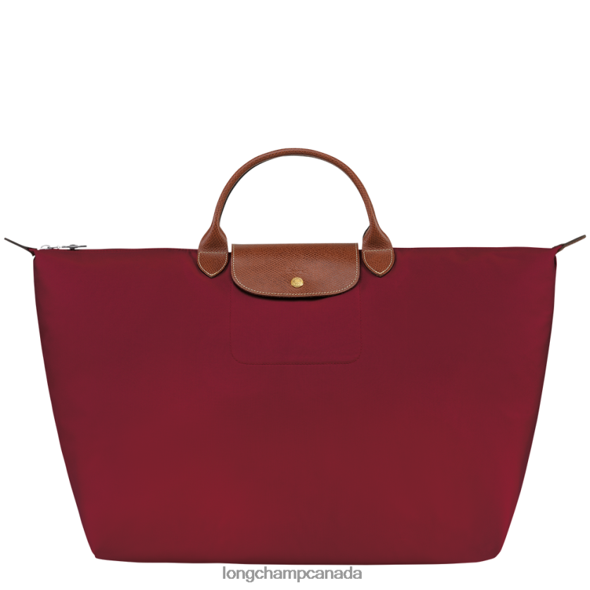 Longchamp Le Pliage Original Travel bag Red Women Bags 2XXDPB807