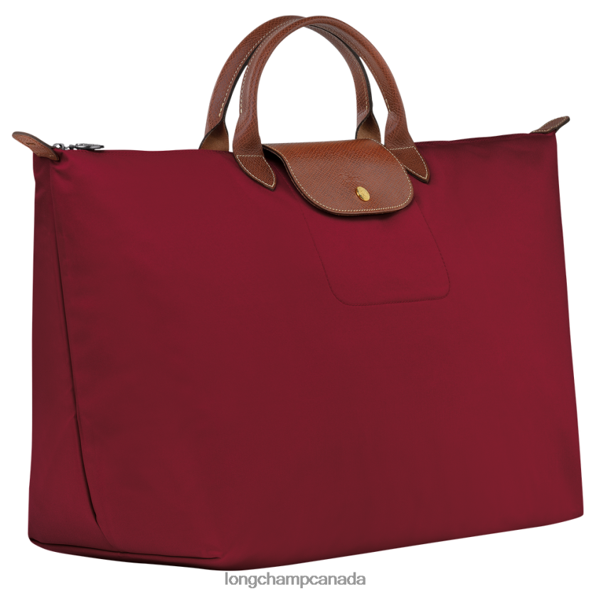 Longchamp Le Pliage Original Travel bag Red Women Bags 2XXDPB807