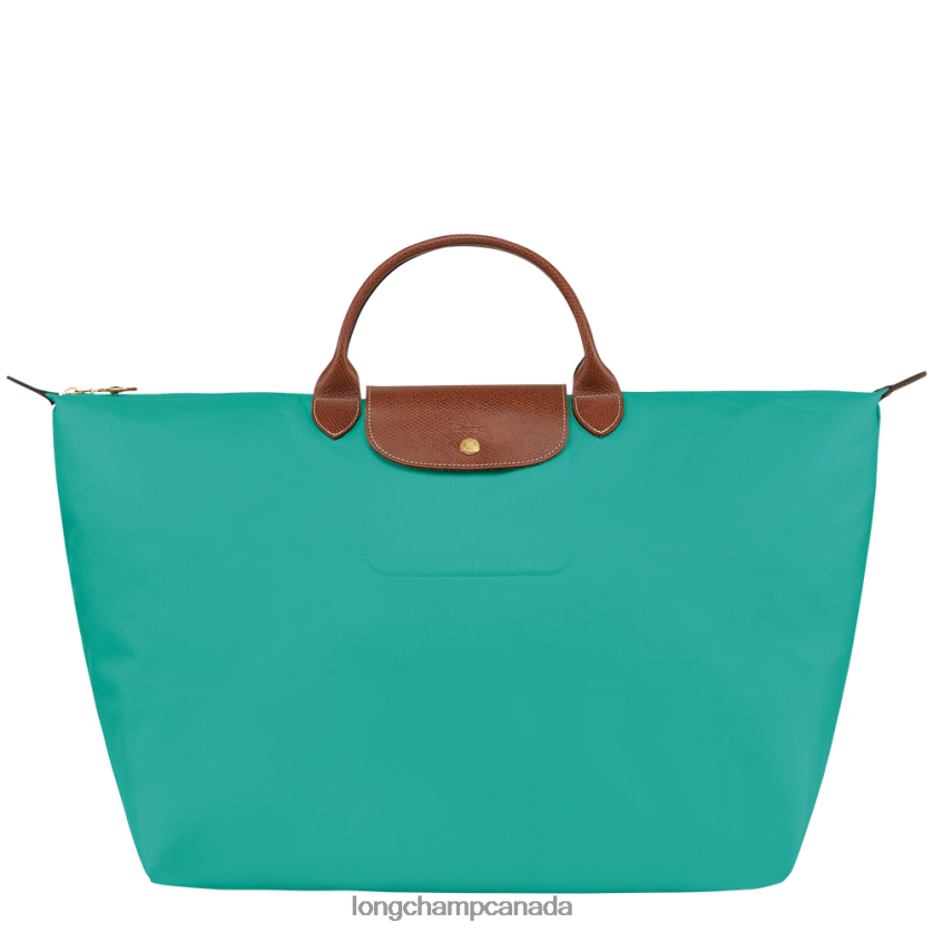 Longchamp Le Pliage Original Travel bag Turquoise Women Bags 2XXDPB809