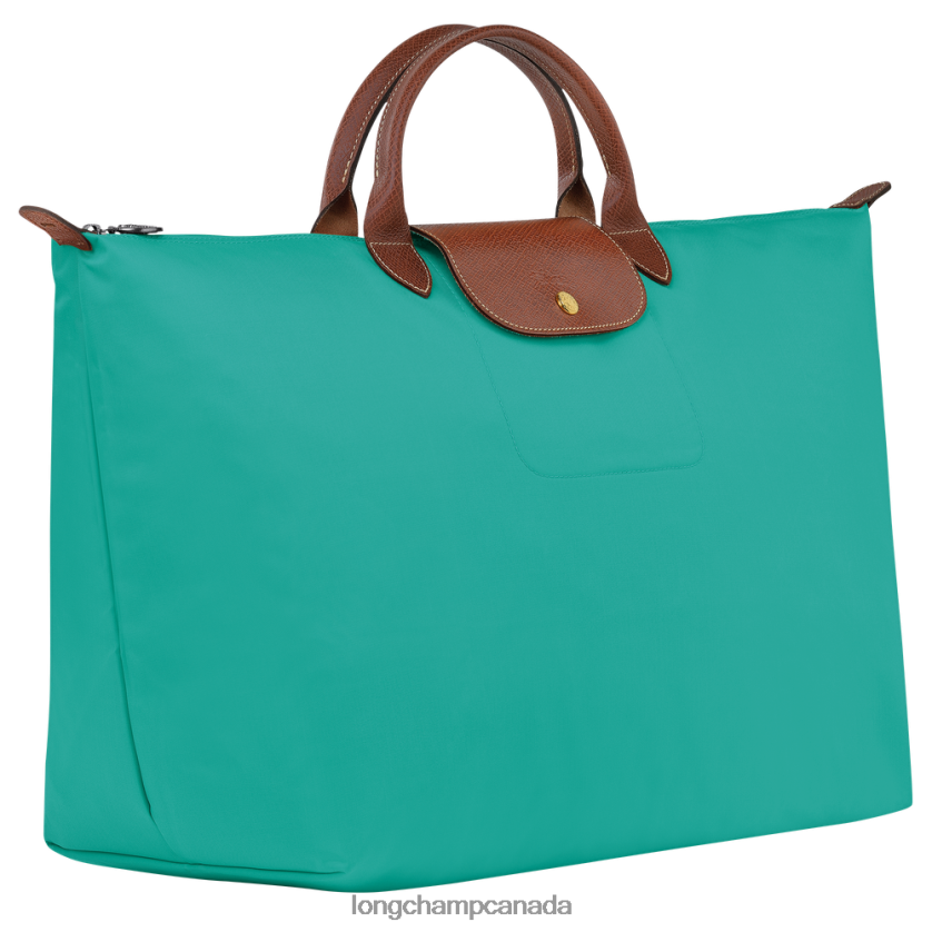Longchamp Le Pliage Original Travel bag Turquoise Women Bags 2XXDPB809