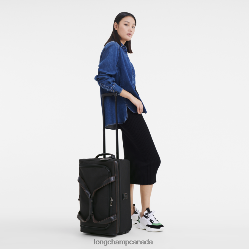 Longchamp Boxford Travel bag Black Women Bags 2XXDPB836